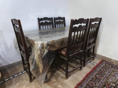 chairs and dining table
