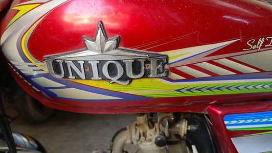 Unique 70cc 2023 Model 1st owner Karachi number