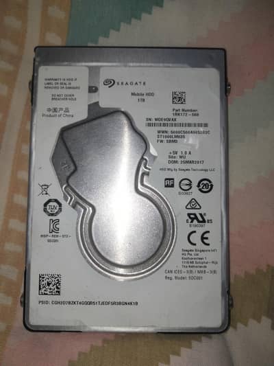 Seagate Hard Drive 1 TB
