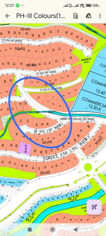 DHA Phase 3 Prime Location 1 Kanal Corner Plot (Triple Category) for Sale! Sector B, Islamabad.