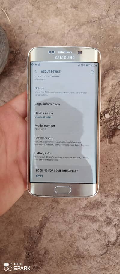 s6 edge 3GB 32GB single Sim no dot no shade clear display