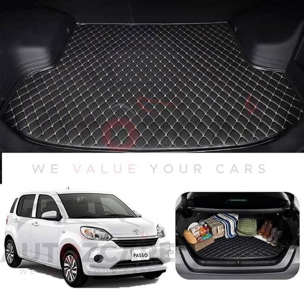 Toyota Passo 7D Custom Car Trunk Mat - Model 2017-2025