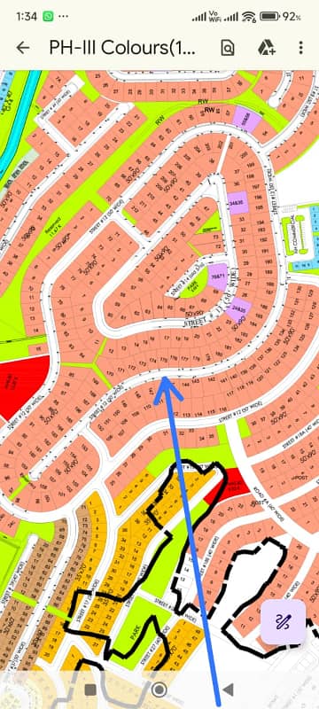 1 Kanal Prime Location Plot for Sale Serene City (Sector B), DHA Phase 3, Islamabad