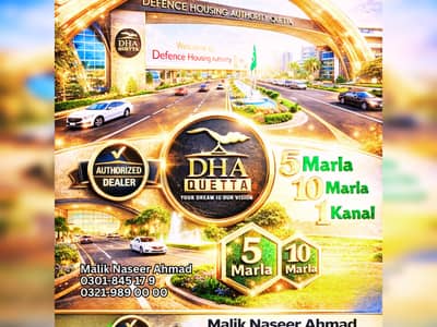 1 Kanal DHA Quetta Residential Plot Files For Sale
