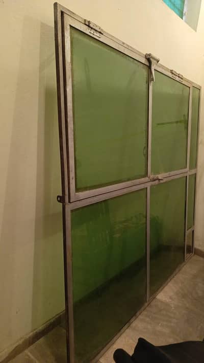 Iron Frame of shop with mirror