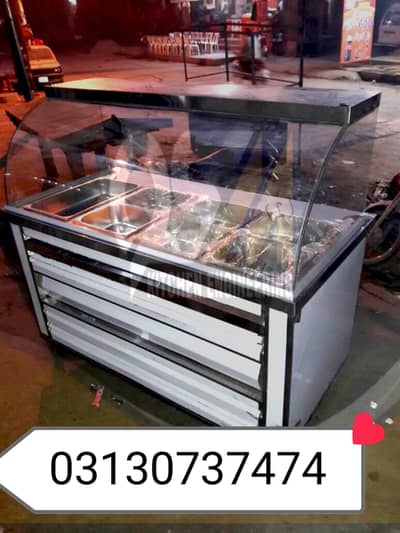 Bain Marie/salad bar/commercial stove burner Pakistani Chinese restau