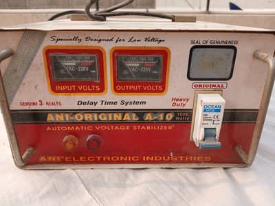 Voltage Stabilizer with 3 Minutes delay