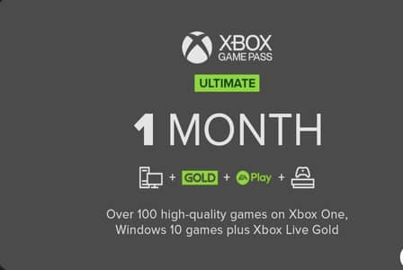 Xbox Gamepass ultimate 1month