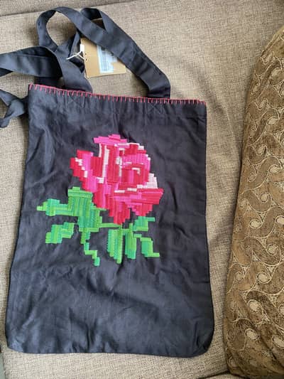 Generation Tote bag Pixelated Rose