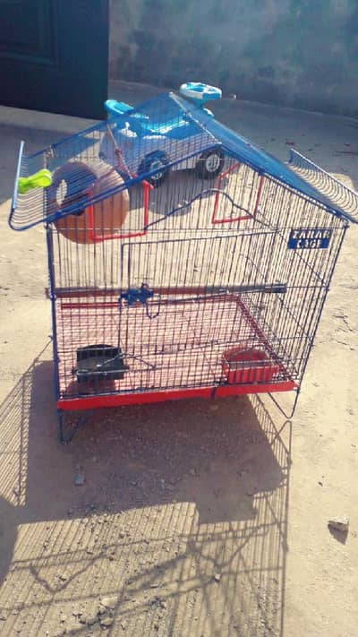parrots cage