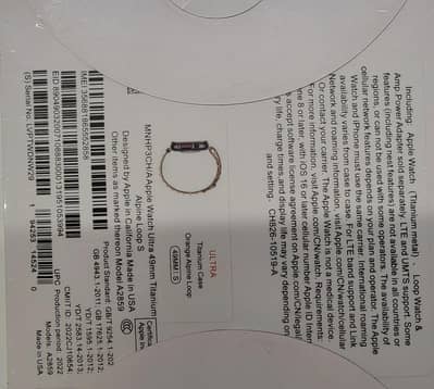 Apple Ultra Watch 1 box pack