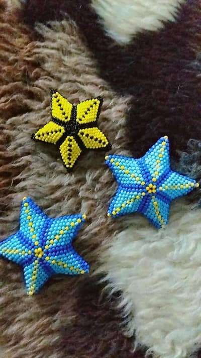 Handmade Beaded Star