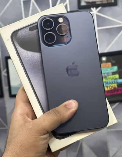 I phone 15 promax 256Gb With complete box Non pta 3 month sim time