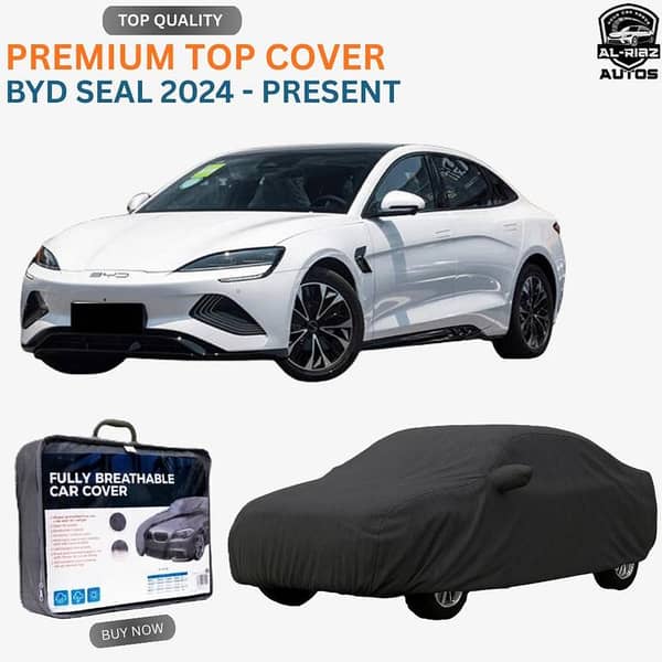 BYD Seal Premium All-Weather Car Top Cover – Parachute Waterproof, Dustproof & UV Resistant