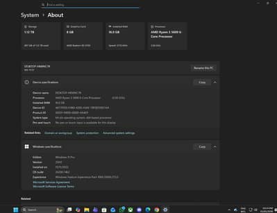Ryzen5 5600 with rx5700 8Gb
