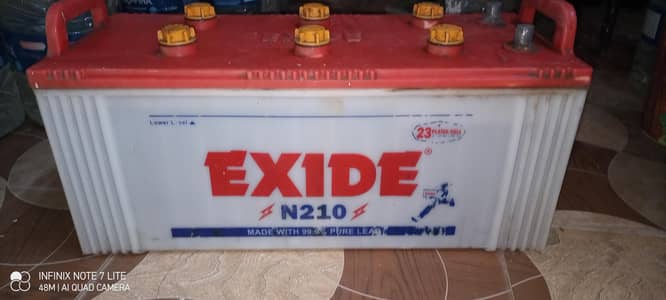 Exide 210 battery 23 plates