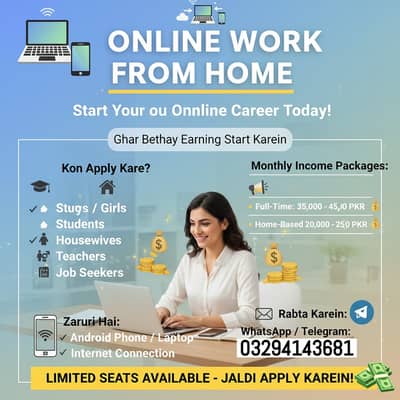 Part time/full time/Online/Assignments/Typing/Data entry/Student/Teac