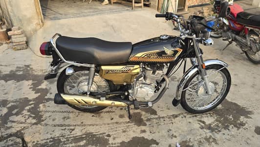 Honda cg 125s gold edition 2025 1300km