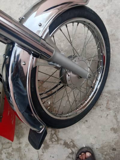 Honda CD 70 model 2024 Blue colour