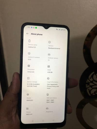Realme c21 4/64 03162/678/061 only phone