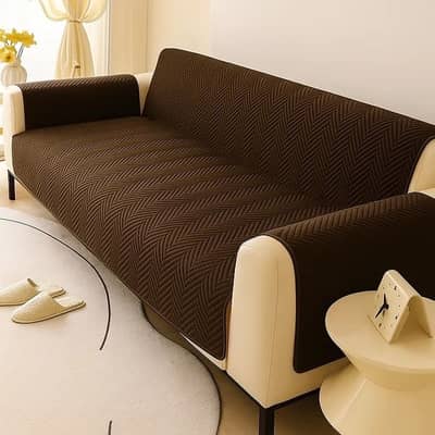 WATERPROOF MATT ULTRASONIC SOFT SOFA COVER | SOFA COVER |QUILTED COVER