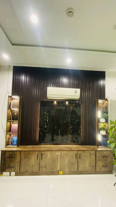 Office Media Walls - Racks & Shelves