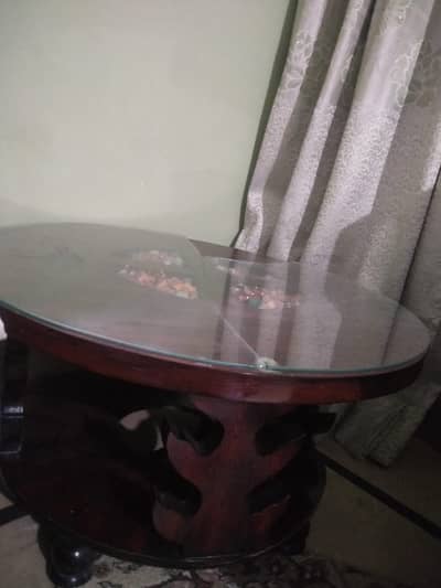 Glass is half broken