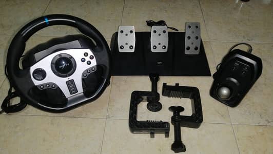 PXN V9 Steering Wheel + Pedals + Gear shifters
