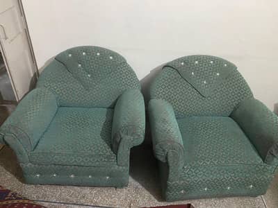 sofa set with covers for sale