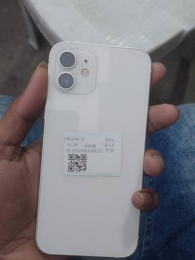 I phone 12  factory unlocked   water pack  batrry health 85