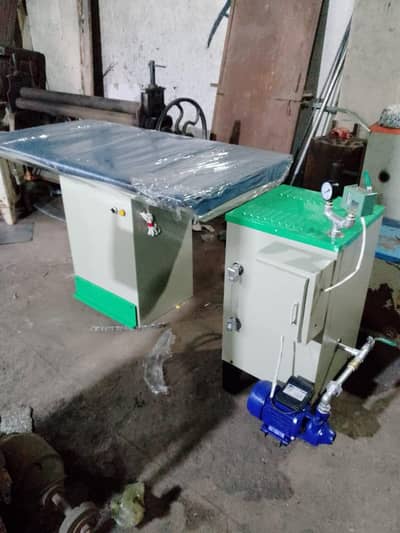 Steam  Boiler. Vacuum Table  Steam press Boiler