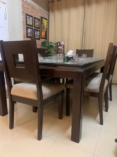 dining table and chairs