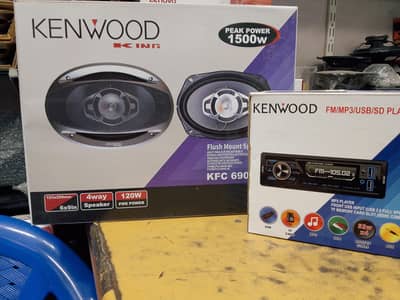 Kenwood speaker and Kenwood MP3 NEW
