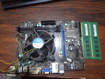 i7 4790. Msi H81M-p33 , 8gb x 2 1600MHZ DDR3 Ram