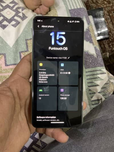 Vivo y100 condition 9.5/10