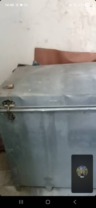 Petti trunk for storage.