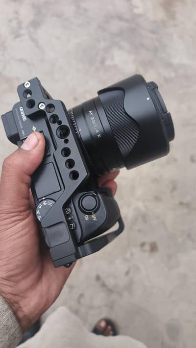 sony a6500 with prime lens