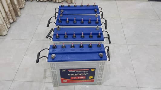 Tx 1800 Phoenix Battery 4 peaces vry good condition