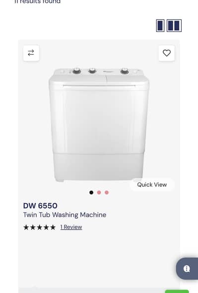 Dawlance Twin Tub Washing Machine | Brand New | Unused