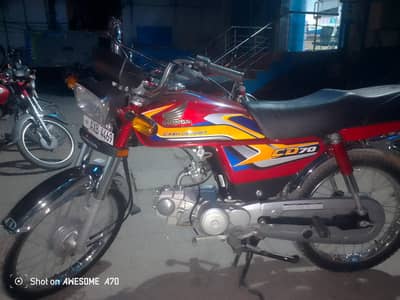 Honda CD 70 2024/25 Sticker Neat and Clean