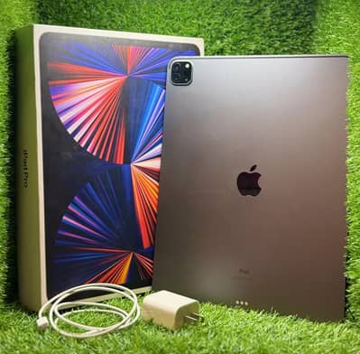 ipad pro m1 chip 12.9inch 5th generation 128gb space gray complete box