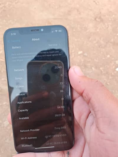 Iphone x 64 gb official PTA approved