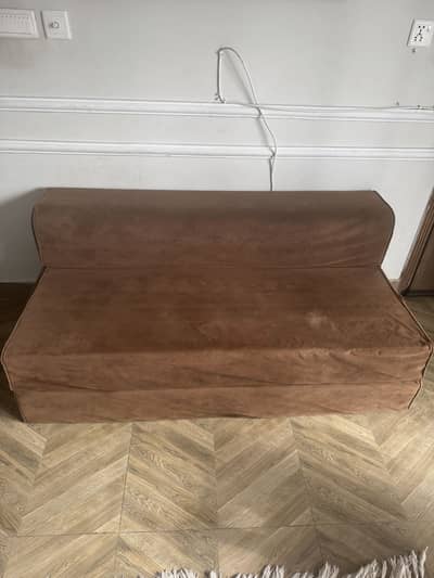 Sofa come bed used in good condition (hard n stiff)