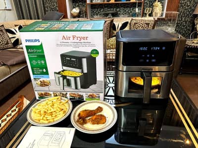 Philips 12.5L Air Fryer, Oil Less Fryer, Big Size Air Deep Fryer Oven