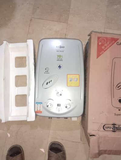 super Asia 6 liter gas water geyser gezar