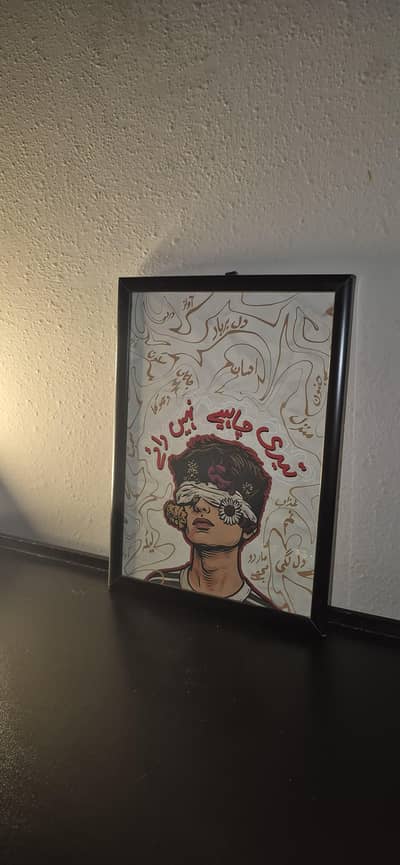 New trendy Posters | A4 size | black wooden frame