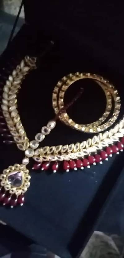 Premium Kundan & Polki Diamond Bridal Set