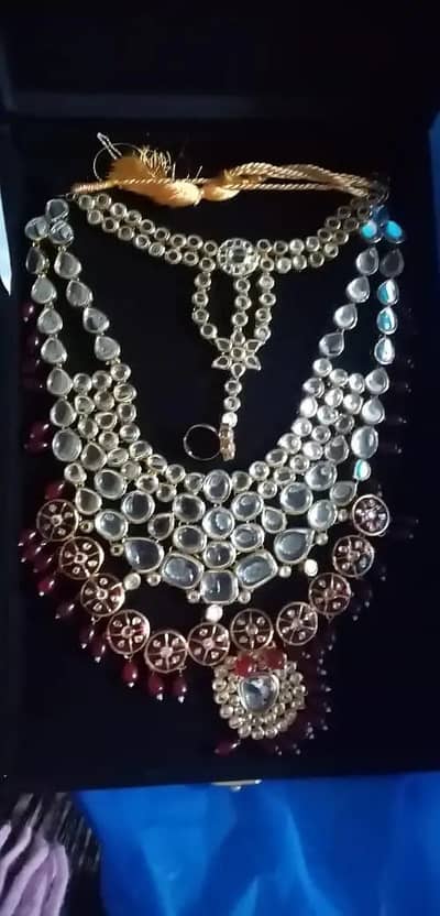 Premium Kundan & Polki Diamond Bridal Set