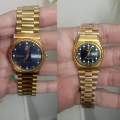 Rado Antique Mens and woman's watch pair