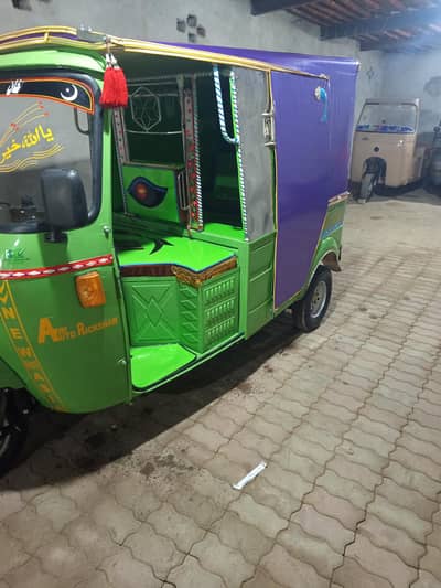 New Asia auto rikshwa only 1 week phlya lya tha